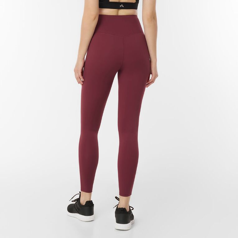 Active Intent Women's Ultra High Leggings, Red Dark, hi-res