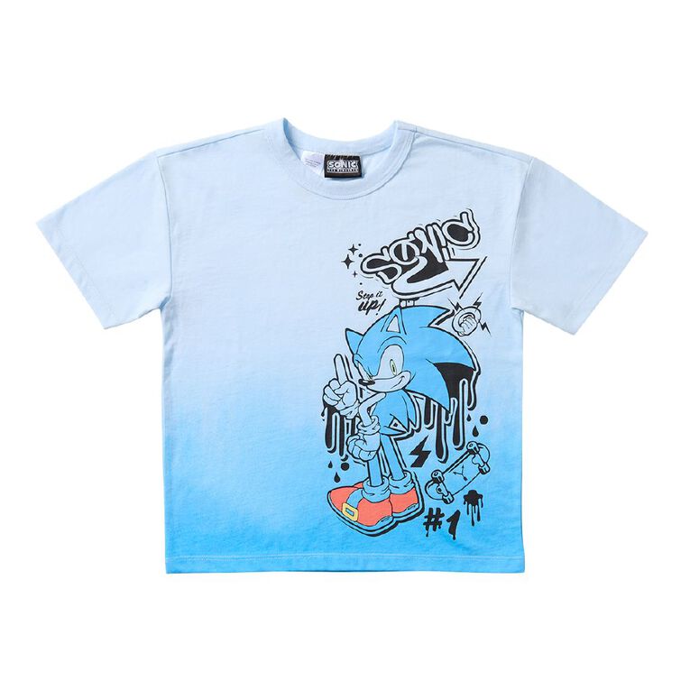 Sonic Short Sleeve Tee, Blue, hi-res