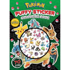Pokemon: Puffy Sticker Colouring Book Starring Legends