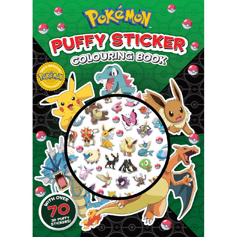 Pokemon: Puffy Sticker Colouring Book Starring Legends, , hi-res