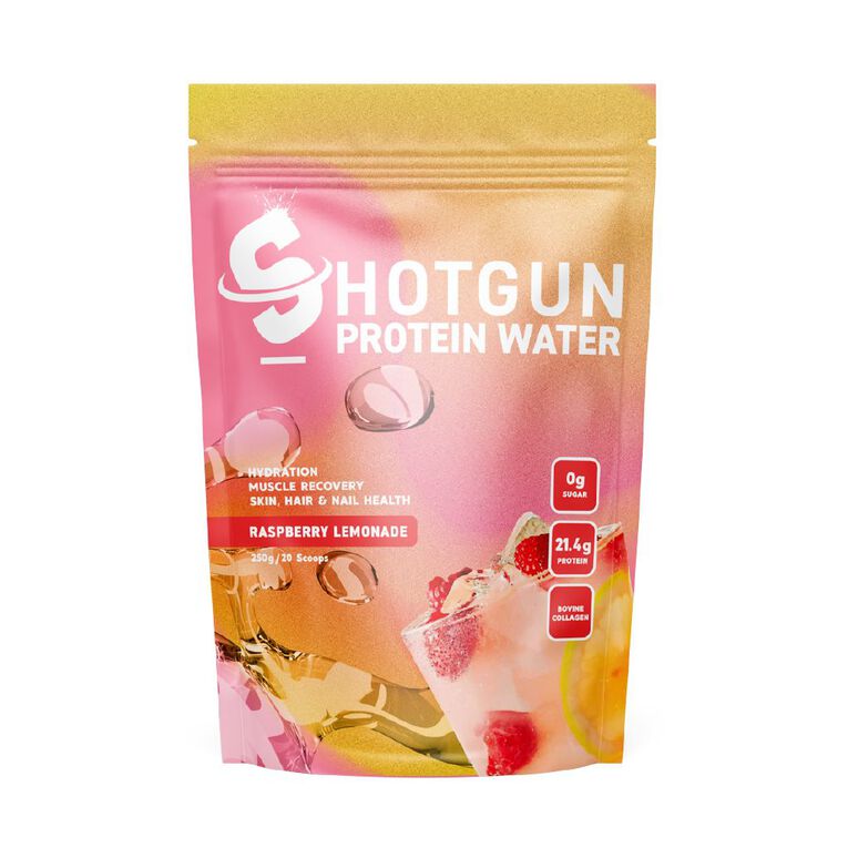 Shotgun Protein Water Raspberry Lemonade 20 Serve, , hi-res