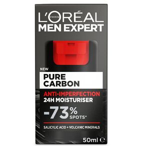 loreal paris men expert pure carbon anti-imperfection moisturiser 50 ml