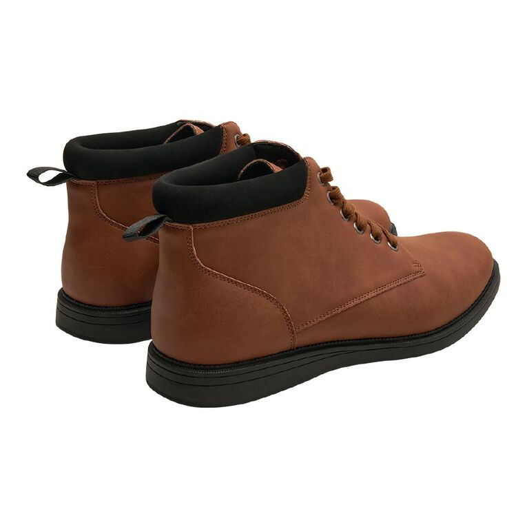 H&H Men's Bryce Lace Up Boots, Brown, hi-res