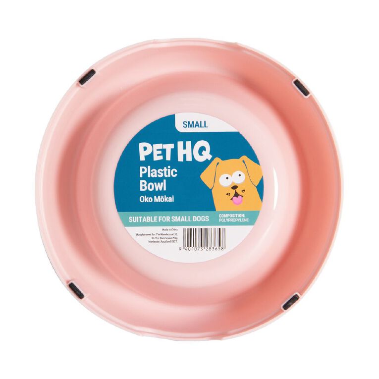 Pet HQ Plastic Bowl Pink Small, , hi-res
