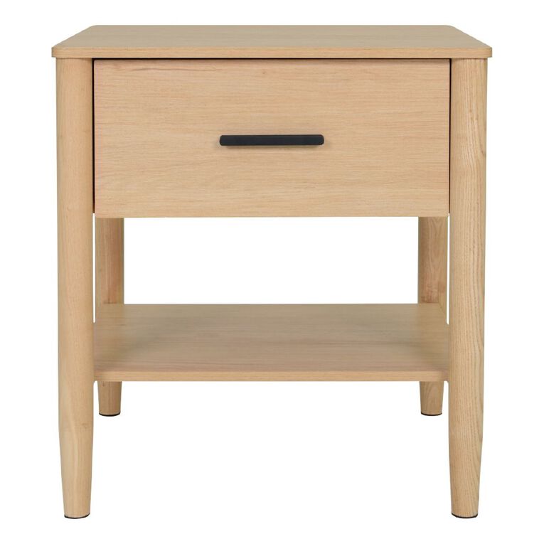 Living & Co Emerson Bedside Table Natural, , hi-res