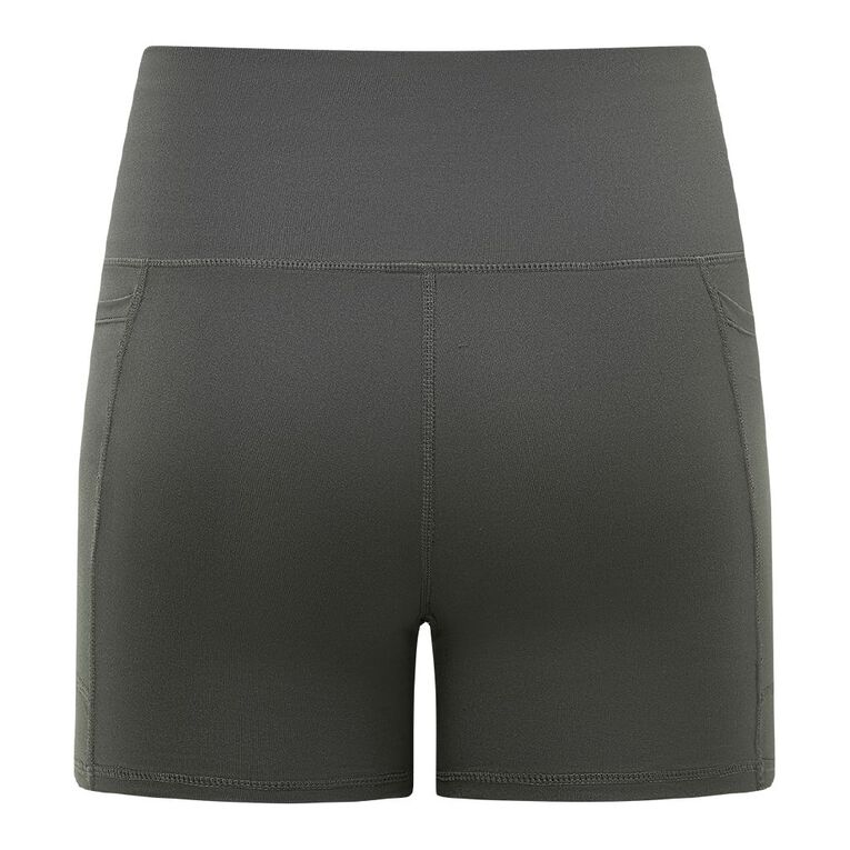 Active Intent Women's Supersoft Pocket Bike Shorts, Grey Dark, hi-res