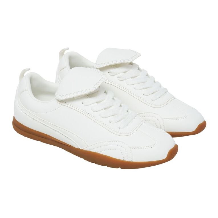 H&H Women's Turn Over Sneakers, White, hi-res