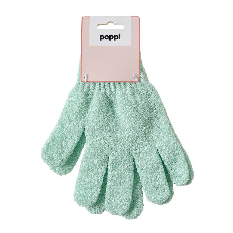 Poppi Shower Mitt Green, , hi-res