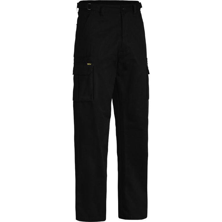 Bisley Workwear Cargo Pants, Black, hi-res