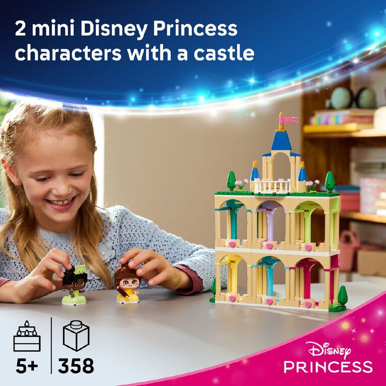 LEGO Disney Princess Mini Belle & Tiana with Castle 43291, , hi-res