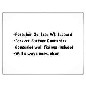 Boyd Visuals Porcelain Whiteboard 900 x 1200mm
