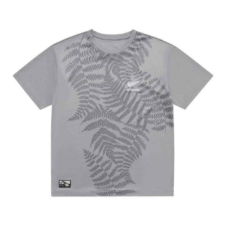 Active Intent Youth Supporter Mesh Tee, Grey Mid, hi-res
