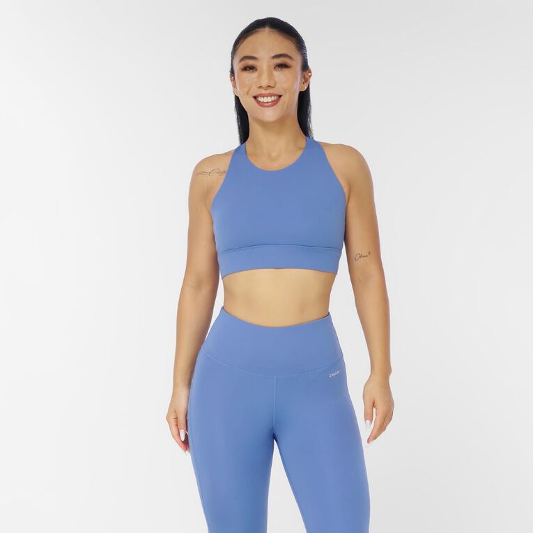 Active Intent Women's Performance Crop, Blue Mid, hi-res