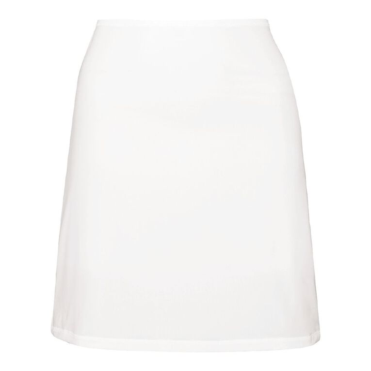 H&H Women's Half Slip, White, hi-res