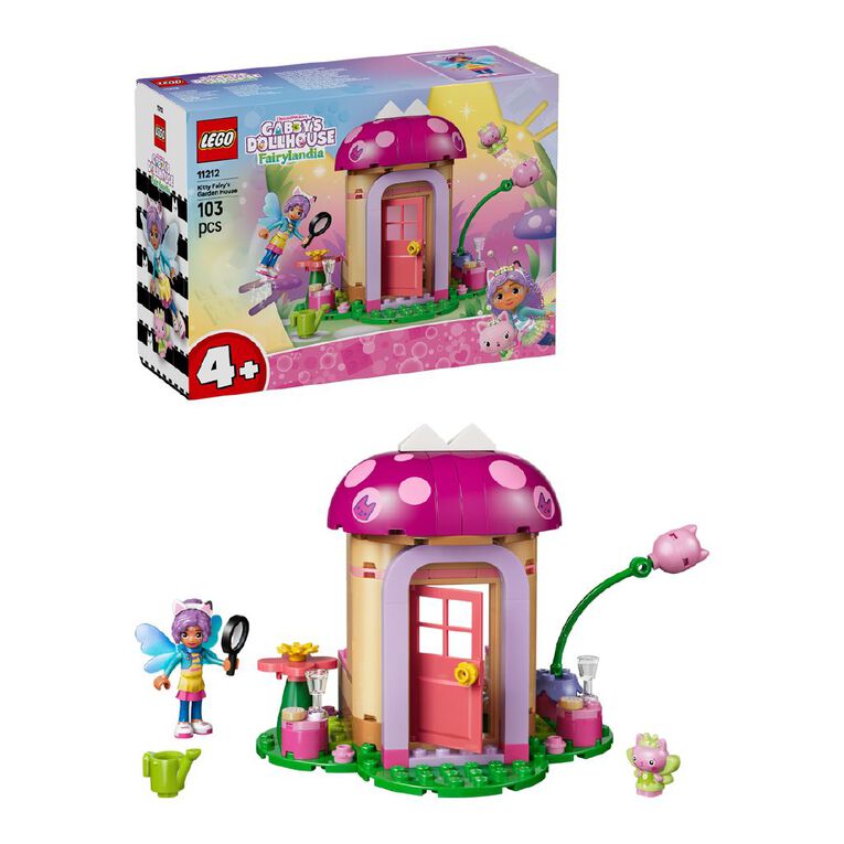 LEGO Gabby's Dollhouse Kitty Fairy's Garden House 11212, , hi-res