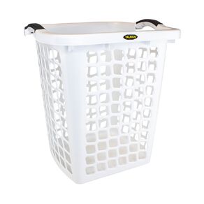Taurus Laundry Hamper White 60L