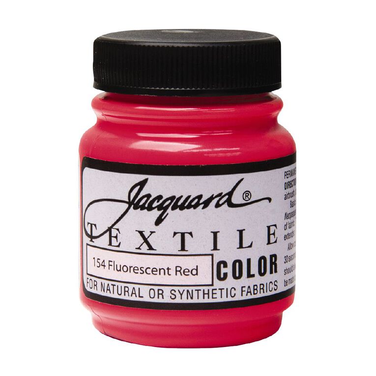 Jacquard Textile Colours 66.54ml Fluorescent Red, , hi-res