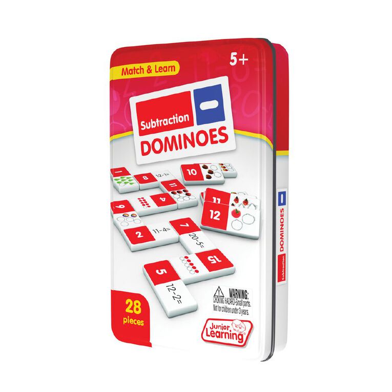 Junior Learning Subtraction Dominoes, , hi-res