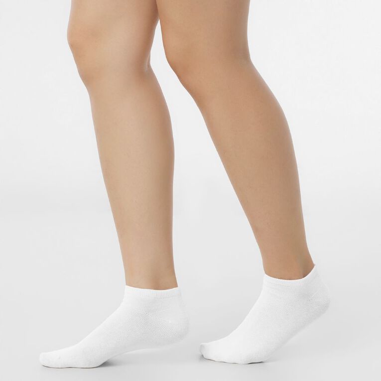H&H Liner Socks 5 Pack, White, hi-res