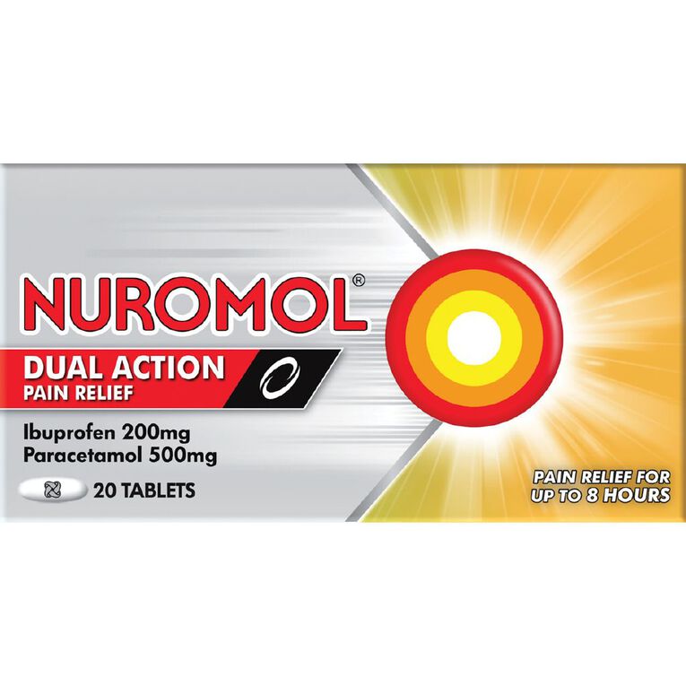 Nuromol 20 Tablets, , hi-res