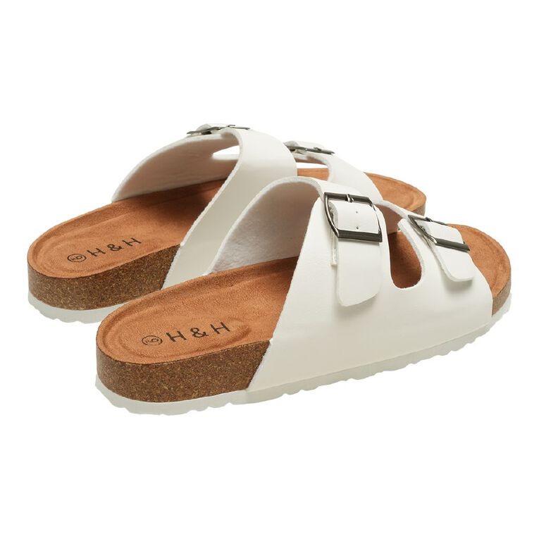 H&H Women's Rachel Sandals, White, hi-res