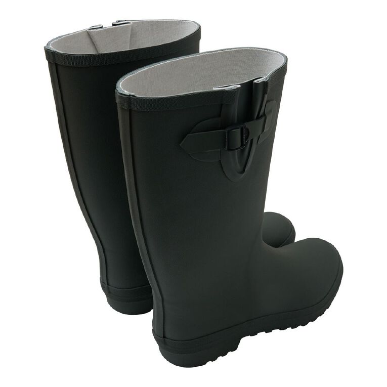 H&H Men's Buckle Gumboots, Khaki, hi-res