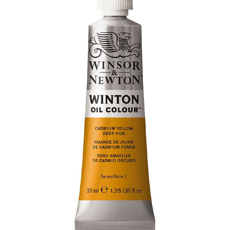 Winsor & Newton Winton Oil Paint 37ml Cadmium Yellow Deep, , hi-res