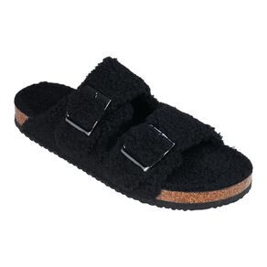 H&H Women's Fluffy Slides