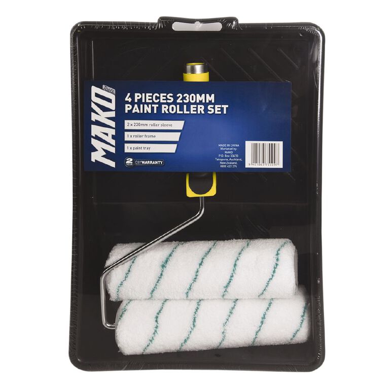 Mako Roller Paint Set 4 Piece 230mm, , hi-res