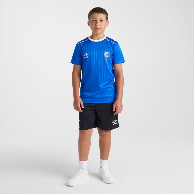 Umbro Unisex Youth Football Jersey, Blue, hi-res