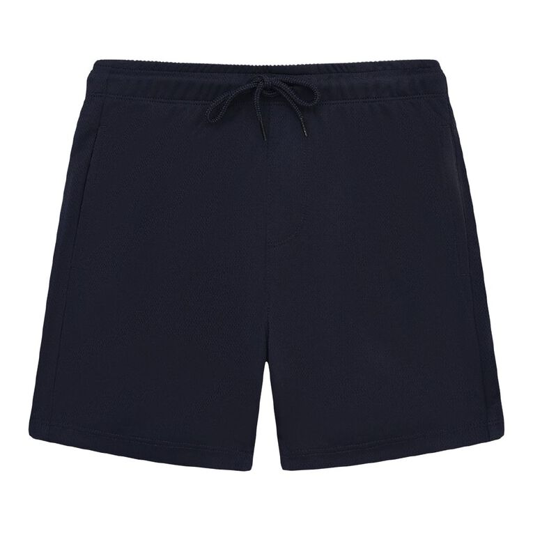 Young Original Boys' Eyelet Shorts, Navy, hi-res