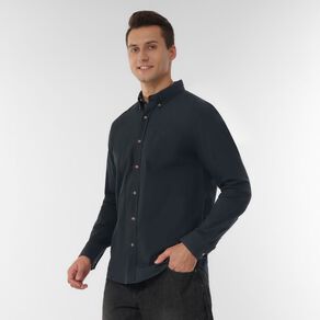 H&H Men's Long Sleeve Oxford Shirt