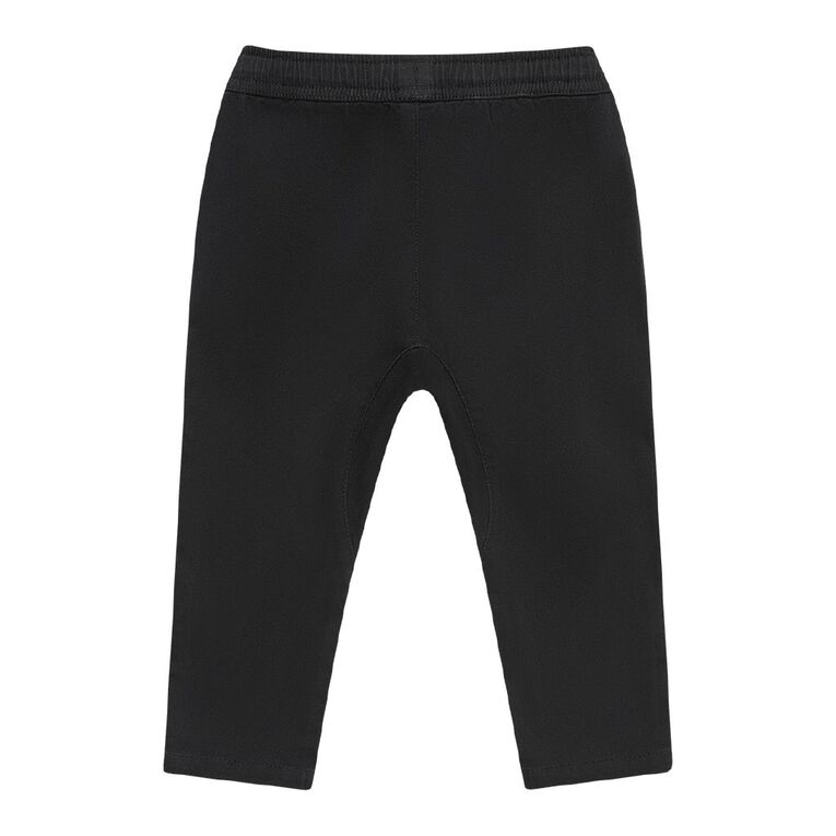 Young Original Toddler Boys Plain Chino Pants, Black, hi-res