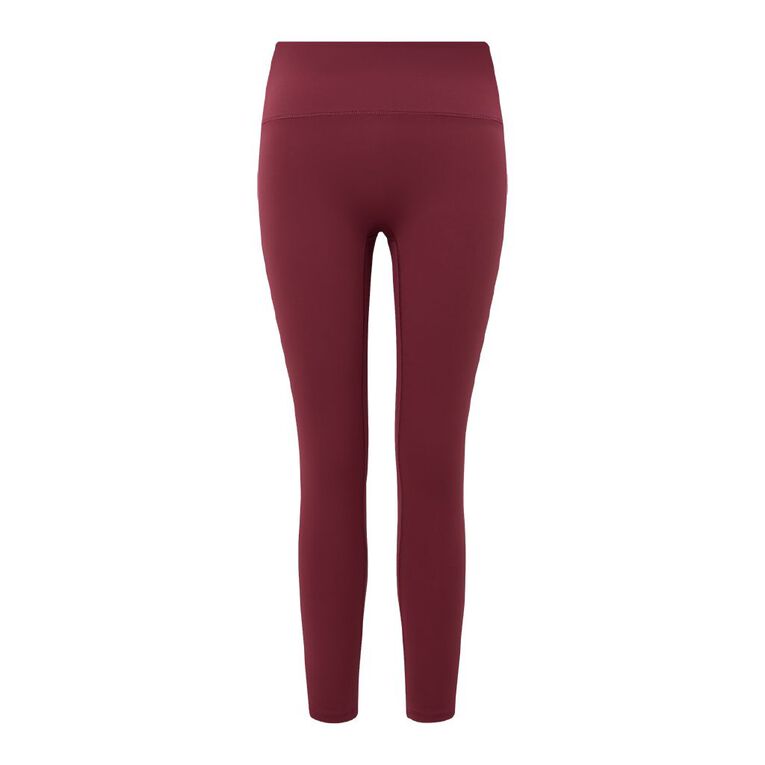 Active Intent Women's Ultra High Leggings, Red Dark, hi-res