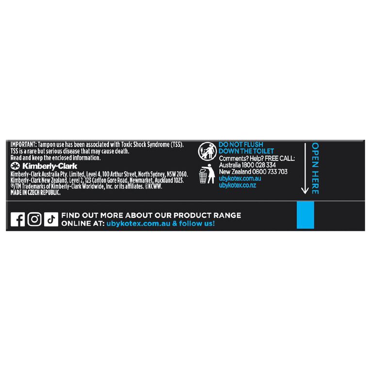 U By Kotex Regular Tampons 16 Pack, , hi-res
