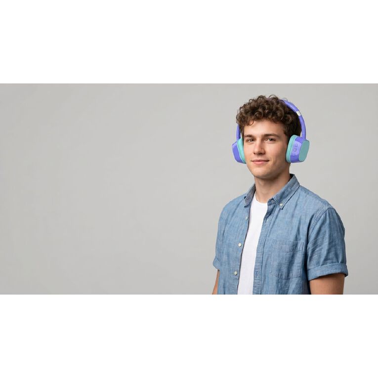 Veon Kids' Wireless Headphones VNC301GRN Blue, , hi-res