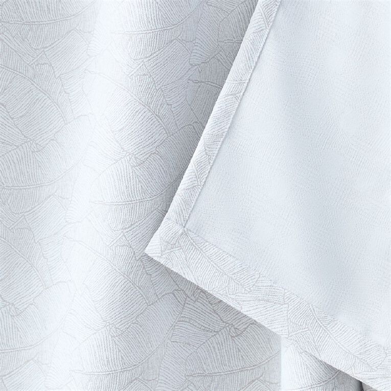 Living & Co Leaf Curtains Natural 230-330cm Wide/205cm Drop, , hi-res