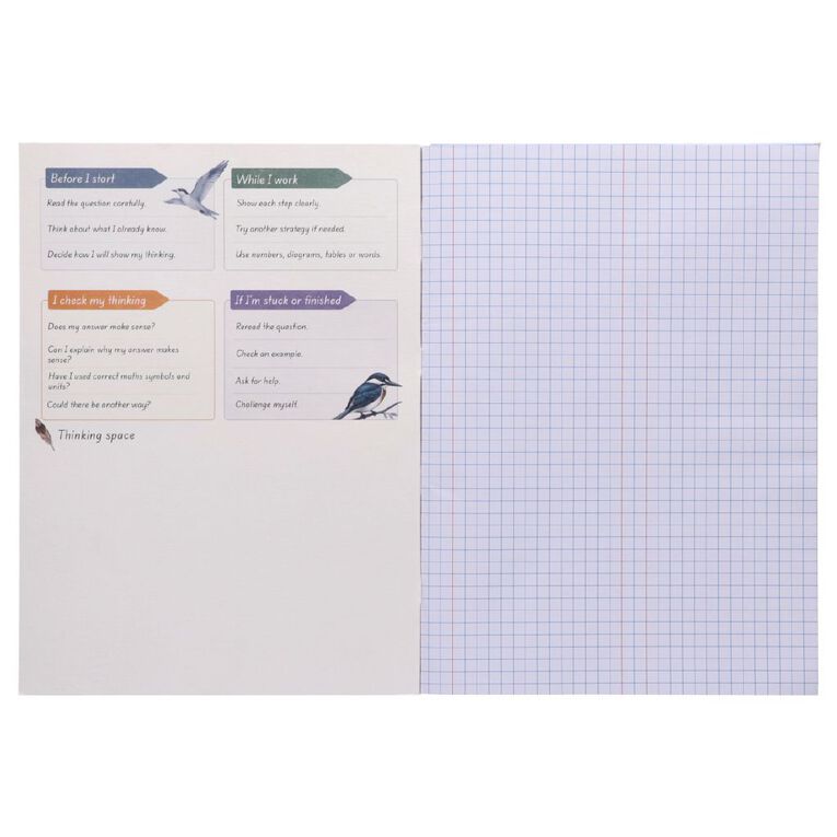WS Maths 3 Toru 7mm Quad 32 Leaf with Margins Blue, , hi-res