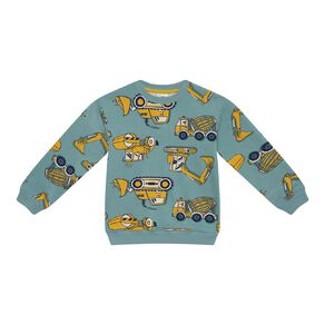 Young Original Print Crew Sweatshirt