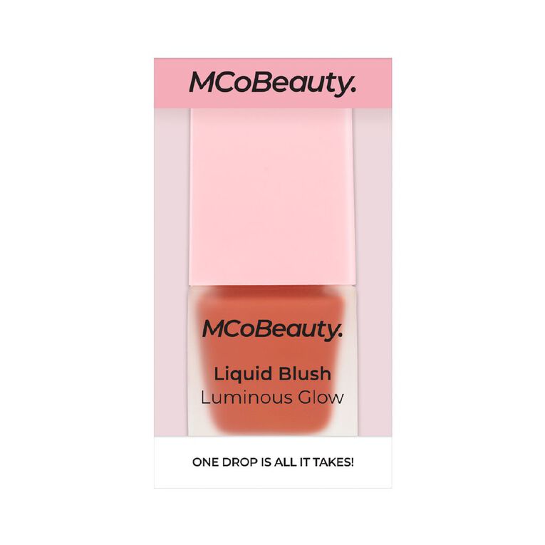 MCoBeauty Liquid Blush Luminous Glow Lava/Deep Peach, , hi-res