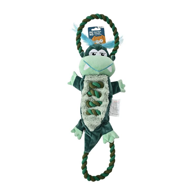 Pet HQ Rope Plush Crocodile, , hi-res