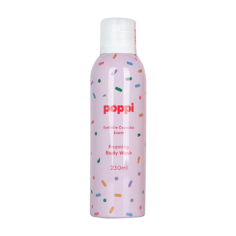 Poppi Foaming Body Wash Sprinkle Cupcake 230ml, , hi-res