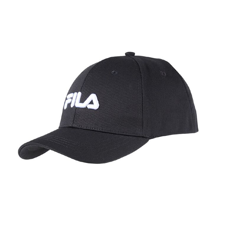 Fila 6 Panel Cap, Black, hi-res