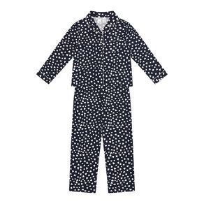 H&H Girls' Comfy Button Up Pyjama Set
