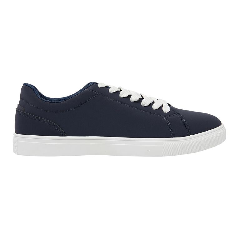 H&H Men's Court Shoes, Navy, hi-res