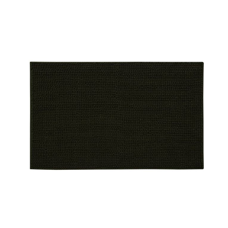 Living & Co Plush Popcorn Bath Mat Green Dark 50cm x 80cm, , hi-res