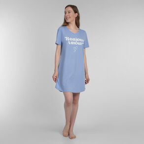 H&H Women's V-Neck Tee Nightie