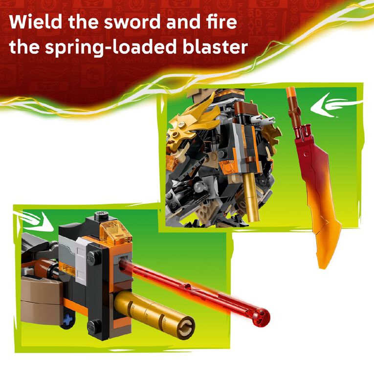 LEGO Ninjago Coles Mission Mech & Dragon Zane 71854, , hi-res