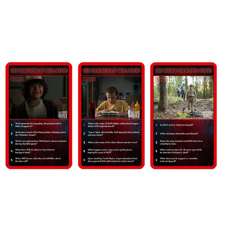 Top Trumps Stranger Things Quiz, , hi-res