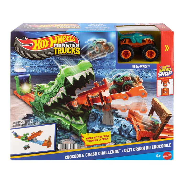 Hot Wheels Monster Trucks Knock the Croc Challenge, , hi-res